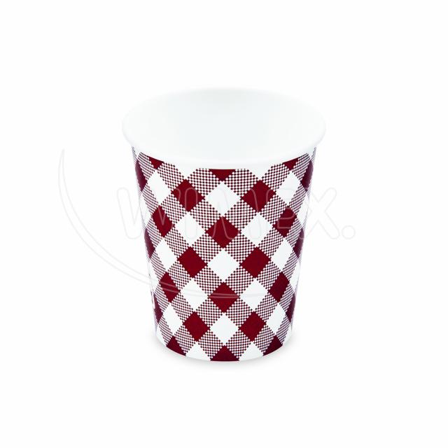 Papírový kelímek (PAP/PE) Karo Ø80mm 280ml `0 Papírový kelímek (PAP/PE) Karo Ø80mm 280ml `0