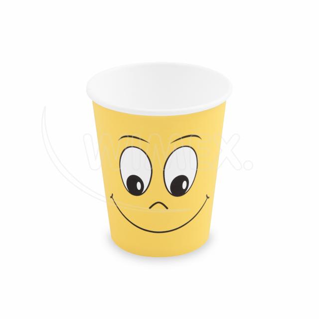 Papírový kelímek (FSC Mix/PE) Smile Ø80mm 280ml `0 Papírový kelímek (FSC Mix/PE) Smile Ø80mm 280ml `0
