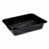 Menu mísa (PP) Foodyboxx extra-pevná nedělená černá 227 x 178 x 49 mm [50 ks]