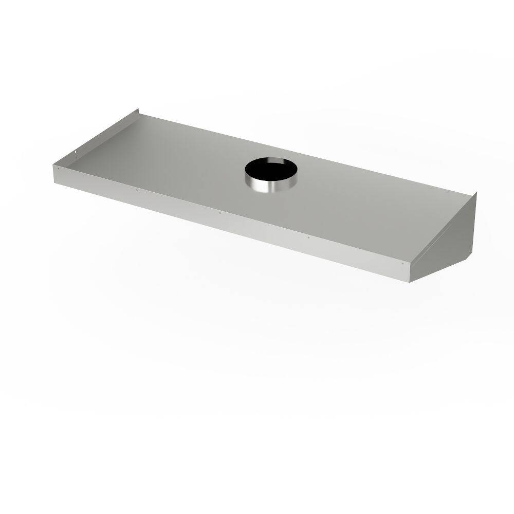 Nerezový diagonální nástěnný odsavač par 210x80 cm | FORGAST Nerezový diagonální nástěnný odsavač par 210x80 cm | FORGAST