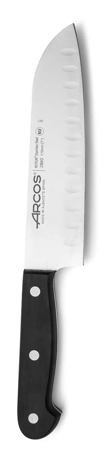 Nůž Santoku s kuličkovým hrotem UNIVERSAL - délka 29 cm | ARCOS 286004 Nůž Santoku s kuličkovým hrotem UNIVERSAL - délka 29 cm | ARCOS 286004