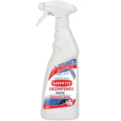 Čistící přípravek pro interiér automobilu / dezinfekce Sanitiz 500ml - parfém Hyacint