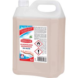 Alkoholová dezinfekce na ruce Sanitiz 5l - s virucidním účinkem