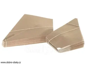 Kornout na hranolky s kapsou na dip 195x165 mm
