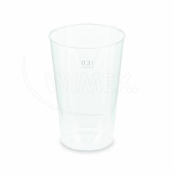 Kelímek vratný (PP) opakovaně použitelný extra-silný Ø80mm 0