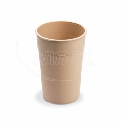 Kelímek (PP) opakovaně použitelný krémový Ø80mm 0