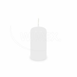 Svíčka válcová bílá Ø40 x 80 mm 10h. [4 ks]