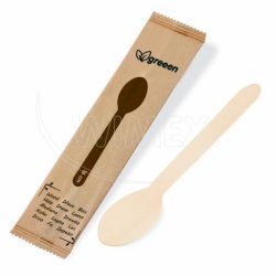 Lžíce (dřevo FSC 100%) 16cm jednotlivě balená [100 ks]