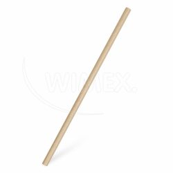 Slámka papírová kraft `JUMBO` Ø8mm x 25cm [100 ks]