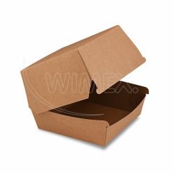 Burger box (PAP FSC Mix) nepromastitelný kraft 110 x 110 x 90 mm [50 ks]