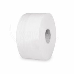 Toaletní papír (FSC Mix) 2vrstvý bílý `JUMBO` Ø19cm 145m 645 útržků [12 ks]