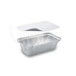 Miska (ALU) hranatá 200 x 112 x 54 mm 720ml + víčko [5 sad]