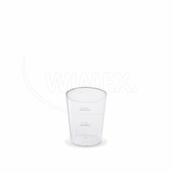 Kelímek krystal (PS) Ø43mm 2cl/4cl [10 ks]