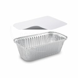 Miska (ALU) hranatá 252 x 132 x 70 mm 1500ml + víčko [5 sad]