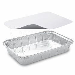 Miska (ALU) hranatá 315 x 211 x 51 mm 2000ml + víčko [10 sad]