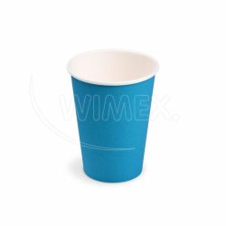 Papírový kelímek (FSC Mix/PE) světle modrý Ø74mm 240ml [10 ks]