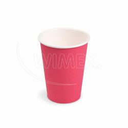 Papírový kelímek (FSC Mix/PE) fuchsia Ø74mm 240ml [10 ks]