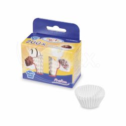 Cukrářský košíček (PAP FSC Mix) bílý Ø25 x 18 mm [200 ks]