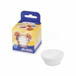 Cukrářský košíček (PAP FSC Mix) bílý Ø35 x 20 mm [100 ks]