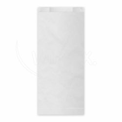 Papírový sáček (FSC Mix) s bočním skladem bílý 15+7 x 35 cm `2