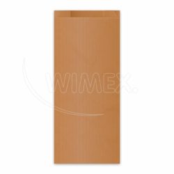 Papírový sáček (FSC Mix) s bočním skladem hnědý 15+7 x 35 cm `2