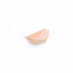 Fingerfood miska (dřevo FSC 100%) lodička 9 x 6 cm [100 ks]