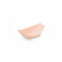 Fingerfood miska (dřevo FSC 100%) lodička 11 x 7 cm [100 ks]