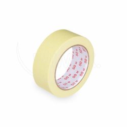 Lepicí páska krepová (PAP/Hot-melt) žlutá 38mm x 50m [1 ks]