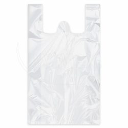 Taška (HDPE) extra-silná bílá 40+20 x 60 cm `18kg` [50 ks]