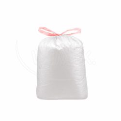 Pytel na odpadky (LDPE) ECONOMY zatahovací bílý 70 x 100 cm 120L [10 ks]