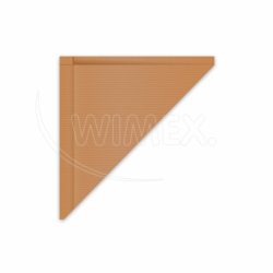 Papírový kornout kraft 19 x 19 cm `125g` vázaný [10 x 100 ks]