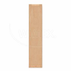 Papírový sáček s bočním skladem hnědý 12+5 x 59 cm `Baguette` [1000 ks]