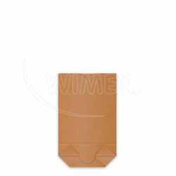 Papírový sáček s křížovým dnem kraft 22
