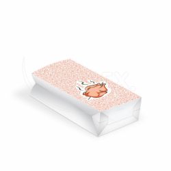 Termo-sáček (PAP/ALU) 3vrstvý nepromastitelný 10+6 x 23 cm `1/2` na drůbež [100 ks]