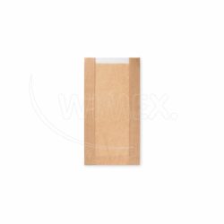 Papírový sáček (PAP/PP) s okénkem 15+6 x 29 cm [1000 ks]