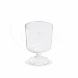 Kelímek krystal (PS) na stopce Ø72mm 0