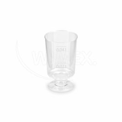 Kelímek krystal (PS) na stopce Ø38mm 2cl/4cl [20 ks]