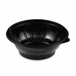 Salátová miska (rPET) černá Ø176mm 600ml [50 ks]