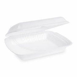 Menu box (XPS) nedělený bílý 241 x 207 x 69 mm 900ml [125 ks]