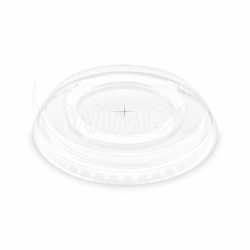 Víčko (rPET) s křížovým otvorem pro kelimek Ø95mm [50 ks]