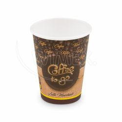 Papírový kelímek (FSC Mix/PE) "Coffee to go" Ø90mm 420ml `0