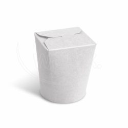 Food box Asia (PAP FSC Mix/PE) nepromastitelný bílý 500ml/16oz [50 ks]