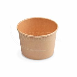 Papírová miska (FSC Mix/PE) kraft Ø115mm 500ml `M` [50 ks]