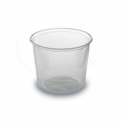 Miska (PP) kulatá průhledná Ø101mm 400ml [100 ks]