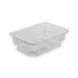 Vanička (PP) hranatá průhledná 186 x 133 mm 750ml [50 ks]
