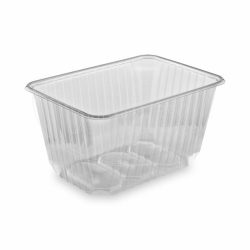 Vanička (PP) hranatá průhledná 186 x 133 mm 1500ml [50 ks]