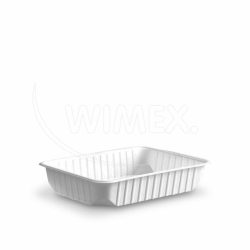 Vanička (PP) hranatá bílá 186 x 133 mm 500ml [50 ks]
