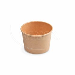 Papírová miska (FSC Mix/PE) kraft Ø90mm 250ml [50 ks]