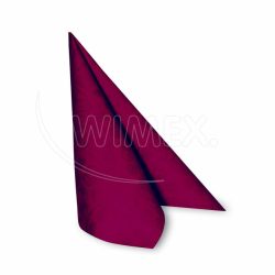Ubrousek (PAP-Airlaid FSC Mix) PREMIUM Dekor-R bordový 40 x 40 cm [50 ks]