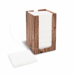 Ubrousek (PAP-Airlaid FSC Mix) PREMIUM bílý 20 x 20 cm v boxu [100 ks]